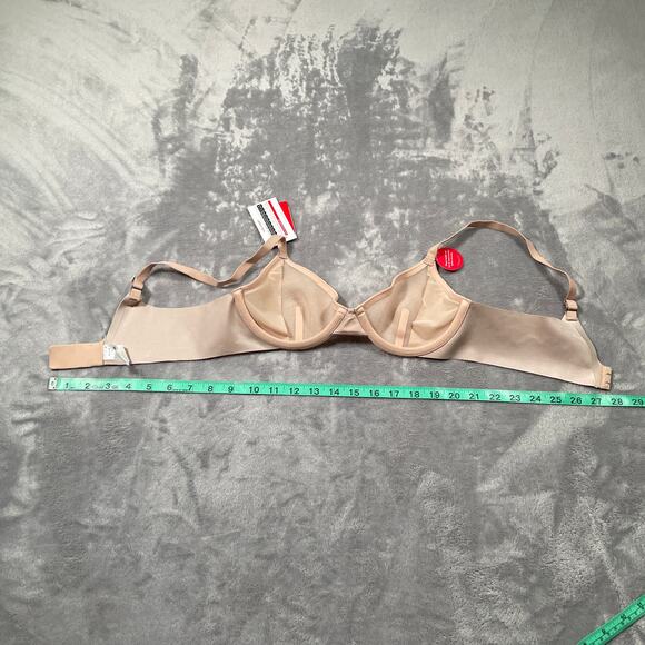 Spanx Fit To You Bra Womens Medium A-C Beige Sheerflex New - Picture 12 of 14